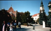 Rathaus mit Glockenspiel in Keczkemét